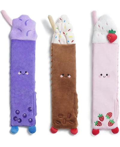 Nocciola 3-Pack Summer Drink Dog Toys – squeaky, crinkle, durable tug fun for all dogs!”