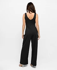 Popilush Women's Shapewear Slimming Wide-Leg Jumpsuit