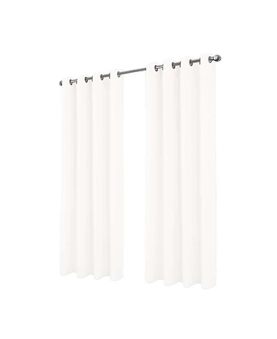 Rt Designer Collection Cosmo Shimmer Jacquard Grommet Curtain Panel 54" x 84