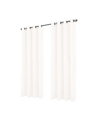 Rt Designer Collection Cosmo Shimmer Jacquard Grommet Curtain Panel 54" x 84