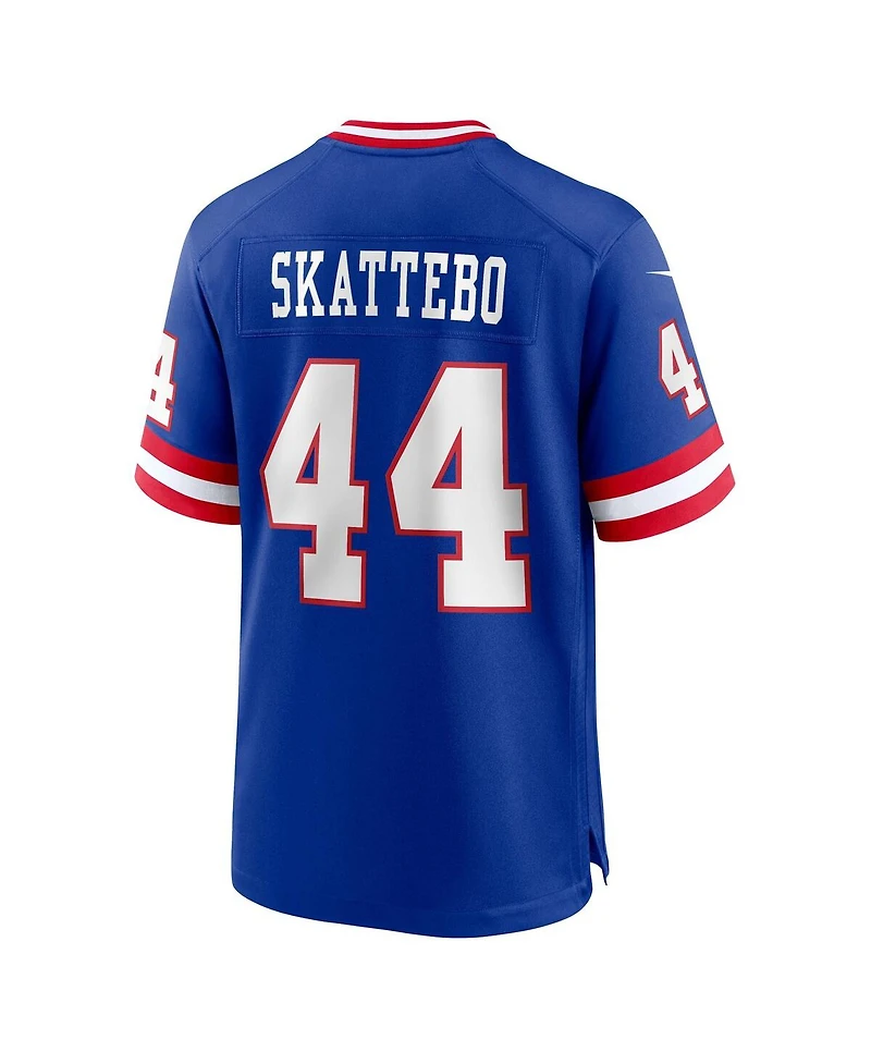 Nike Men's Cam Skattebo Royal New York Giants Alternate 2 Legacy Game Jersey