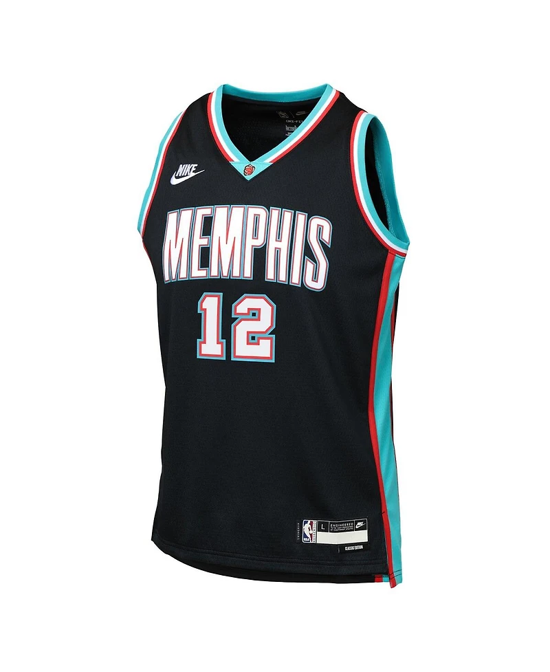Nike Big Boys and Girls Ja Morant Black Memphis Grizzlies Swingman Jersey