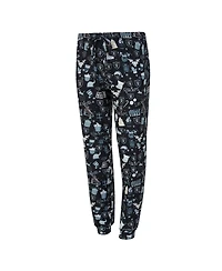 Concepts Sport Women's 2-Piece Black Las Vegas Raiders Chestnut Long Sleeve T-Shirt and Pants Sleep Set