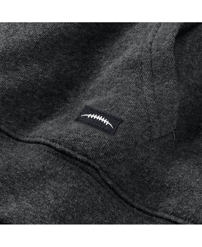 J. Palmer Men's Dark Heather Gray Los Angeles Chargers Players Lounge Tri-Blend Full-Zip Hoodie