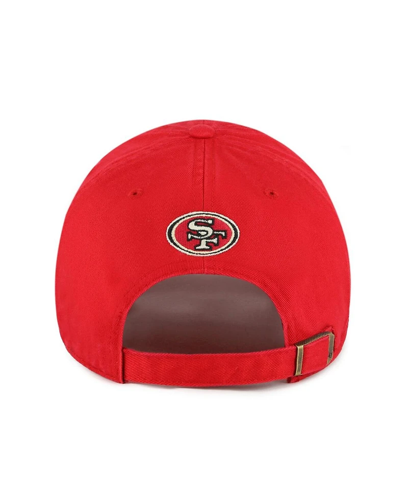 '47 Brand Women's Scarlet San Francisco 49ers Zoey Clean Up Adjustable Hat