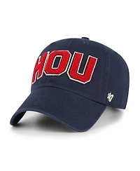 '47 Brand Women's Navy Houston Texans Zoey Clean Up Adjustable Hat