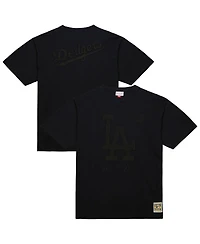 Mitchell & Ness Men's Black Los Angeles Dodgers Cooperstown Collection Phantom T-Shirt