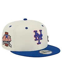 New Era Men's Cream New York Mets Mascot Pin 9FIFTY Snapback Hat