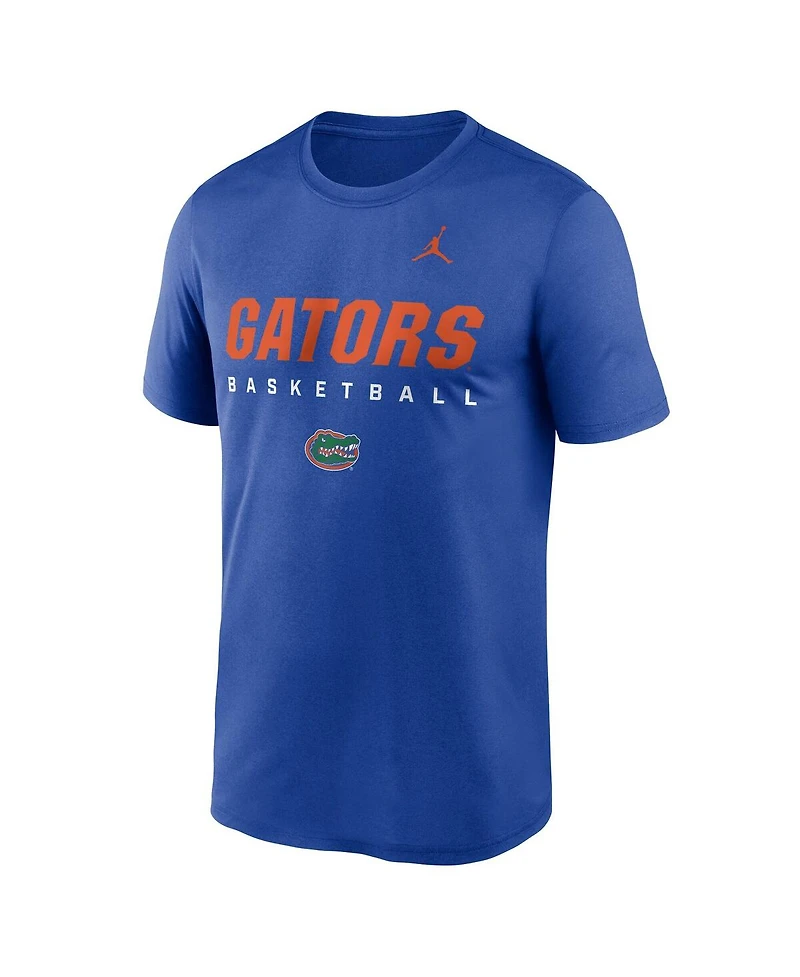 Jordan Men's Royal Florida Gators 2025 Courtside Basketball Legend Dri-fit T-Shirt