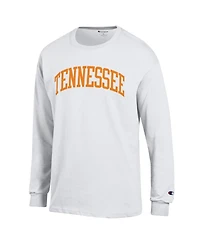 Champion Men's White Tennessee Volunteers Basic Arch Long Sleeve T-Shirt