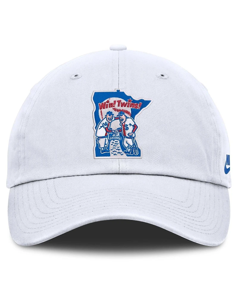 Nike Men's White Minnesota Twins Cooperstown Collection Club Adjustable Hat