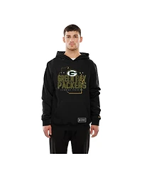 New Era Men's Black Green Bay Packers Combine Authentic Local State Hoodie