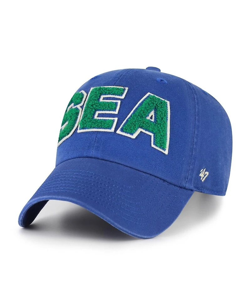 '47 Brand Women's Royal Seattle Seahawks Zoey Clean Up Adjustable Hat