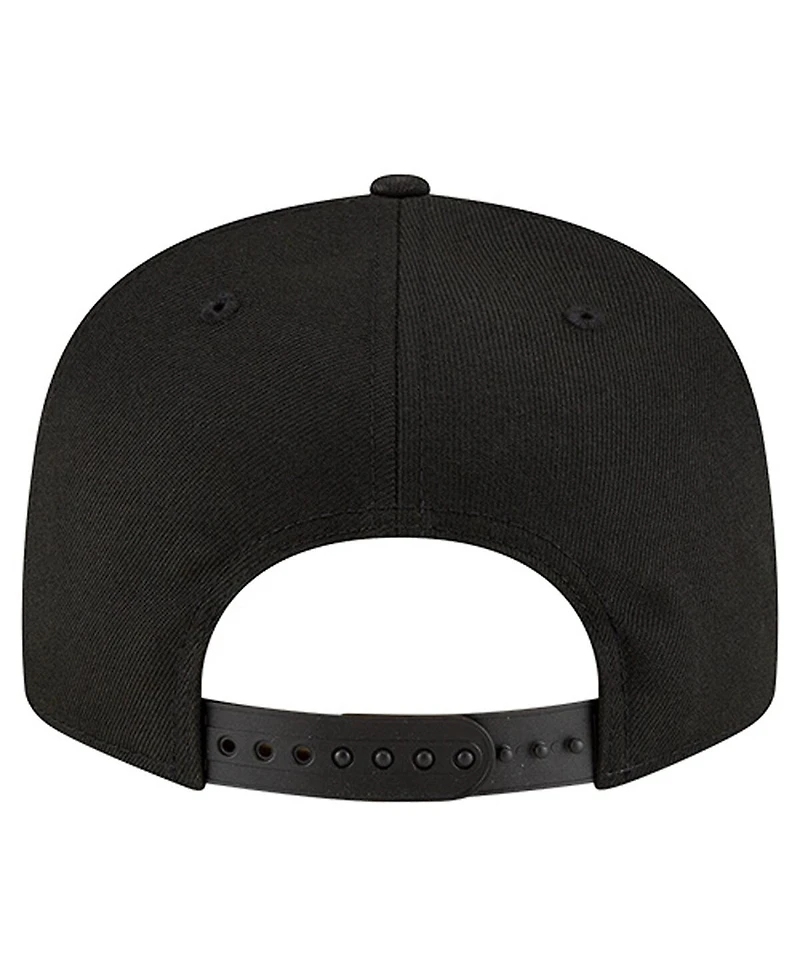 New Era Men's Black Brooklyn Nets 9FIFTY Snapback Hat