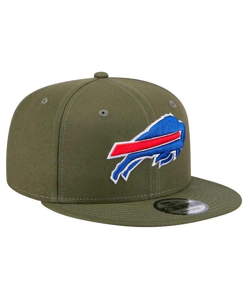 New Era Men's Olive Buffalo Bills Main 9FIFTY Snapback Hat