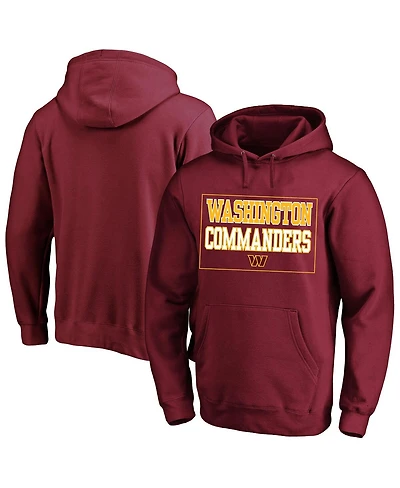 Fanatics Men's Maroon Washington Commanders Big Tall Fleece Hoodie