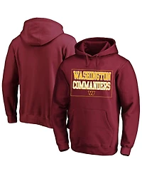 Fanatics Men's Maroon Washington Commanders Big Tall Fleece Hoodie