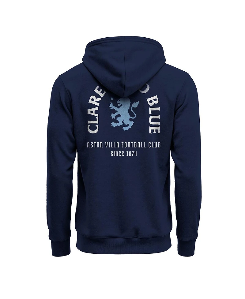 1863FC Men's Navy Aston Villa True Glory Fleece Hoodie