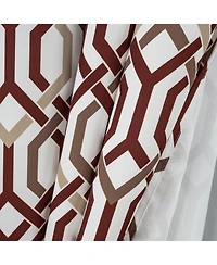 Rt Designer Collection Rory Printed Blackout Luxurious Decorative Grommet Curtain Panel 54" x 90