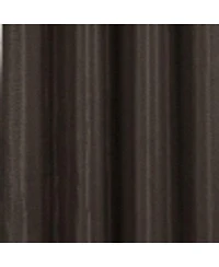 Rt Designer Collection Gibson Luxurious Decorative Grommet Curtain Panel 54" x 90" Chocolate