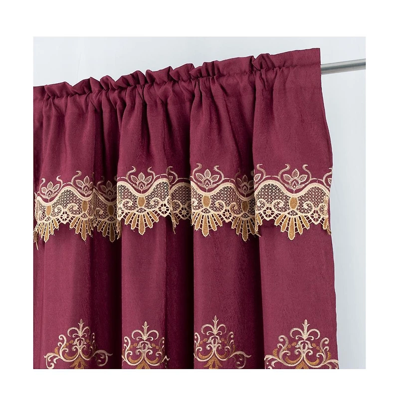 Rt Designers Collection Bonnie Macrame Room Darkening Curtain Panel