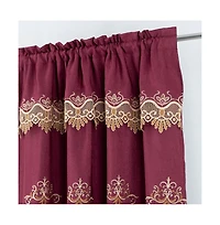 Rt Designers Collection Bonnie Macrame Room Darkening Curtain Panel