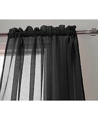 Rt Designer Collection Celine Sheer Luxurious Modern Design Curtain Panel 54" x 84