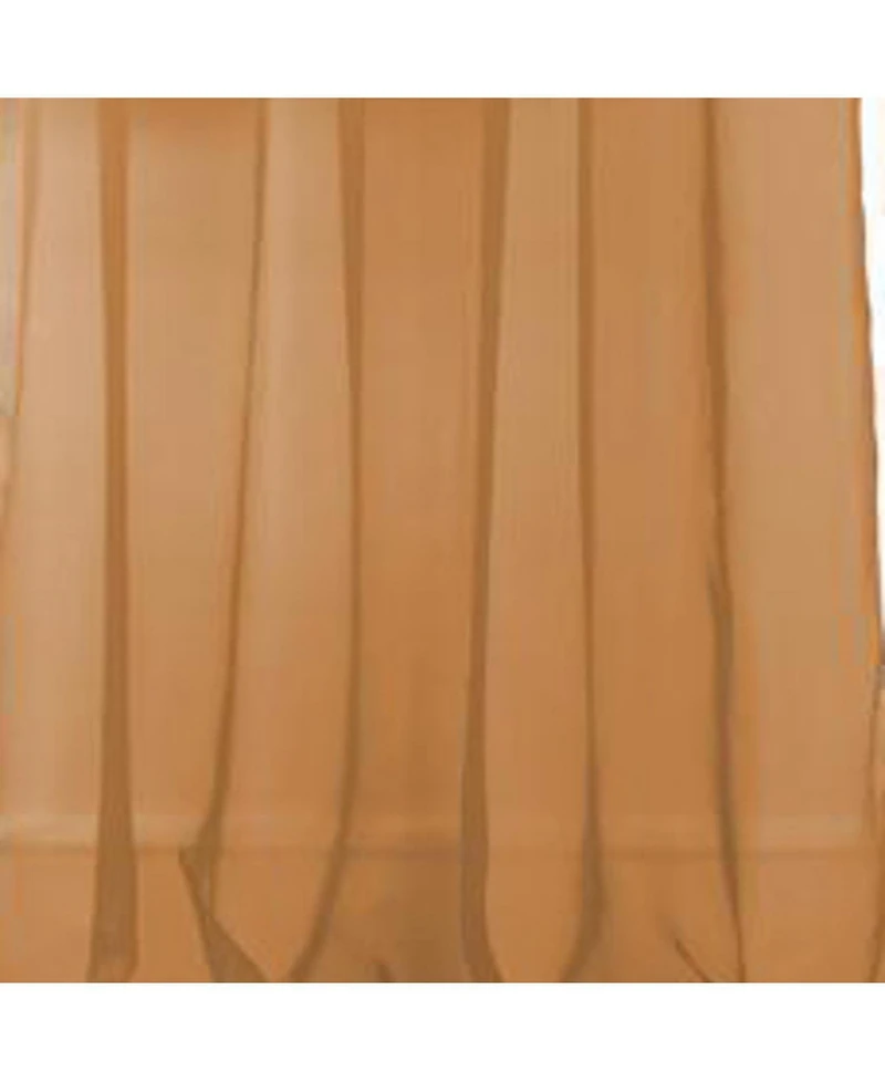 Rt Designers Collection Cara One Sheer Grommet Light Filtering Curtain Panel