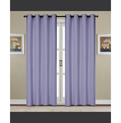Rt Designers Collection Kennedy Room Darkening Grommet Curtain Panel 54" x 84