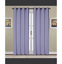 Rt Designers Collection Kennedy Room Darkening Grommet Curtain Panel 54" x 84