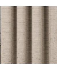 Rt Designer Collection Kensington Jacquard Foam Backed Luxurious Decorative Grommet Curtain Panel 54" x 95" Taupe