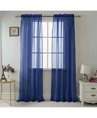 Rt Designer Collection Celine Sheer Luxurious Modern Curtain Panel