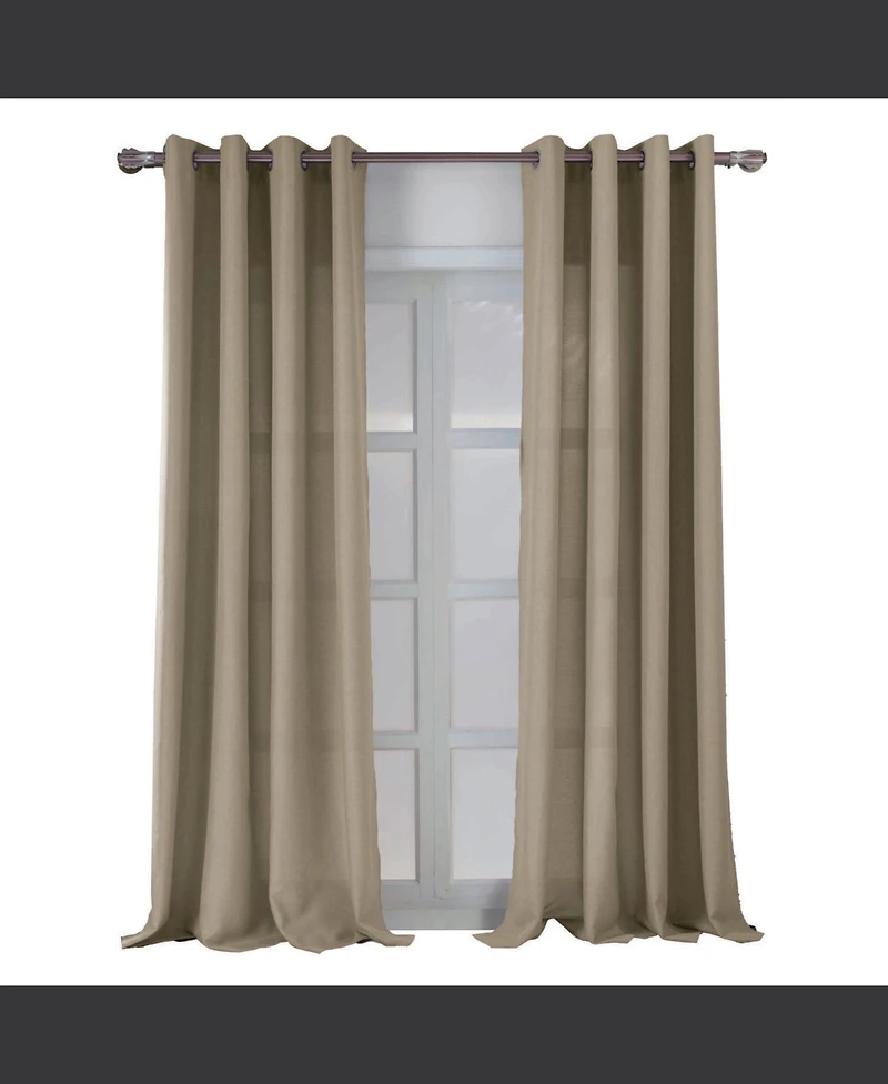 Rt Designers Collection Cole Textured Room Darkening Curtain Panel