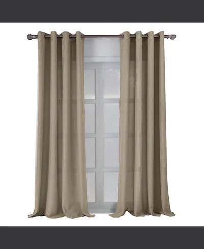 Rt Designers Collection Cole Textured Room Darkening Curtain Panel