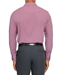 ConStruct Men's Plaid Long-Sleeve Dress Shirt