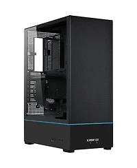 Lian-Li SUP01 Rgb Tempered Glass Atx Small Tower Computer Case, Black