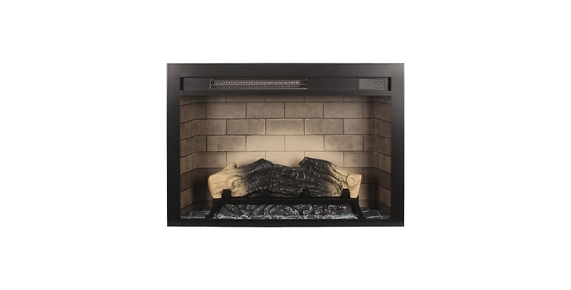 Flynama 28 inch Electric Fireplace Insert, multicolored flames