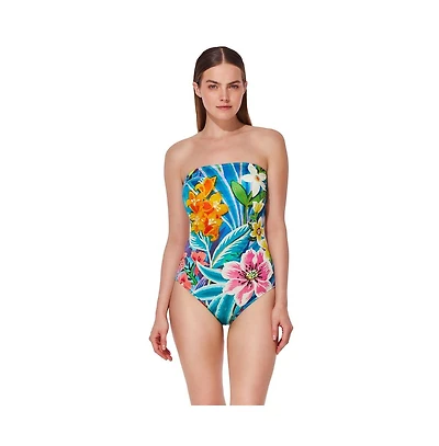 Gottex Women's Tropicana Bandeau One Piece