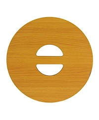 Household Essentials Round Steel Laundry Hamper with Lid, Matte Black