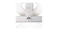 Household Essentials Clothesline Pulley, Silver and White