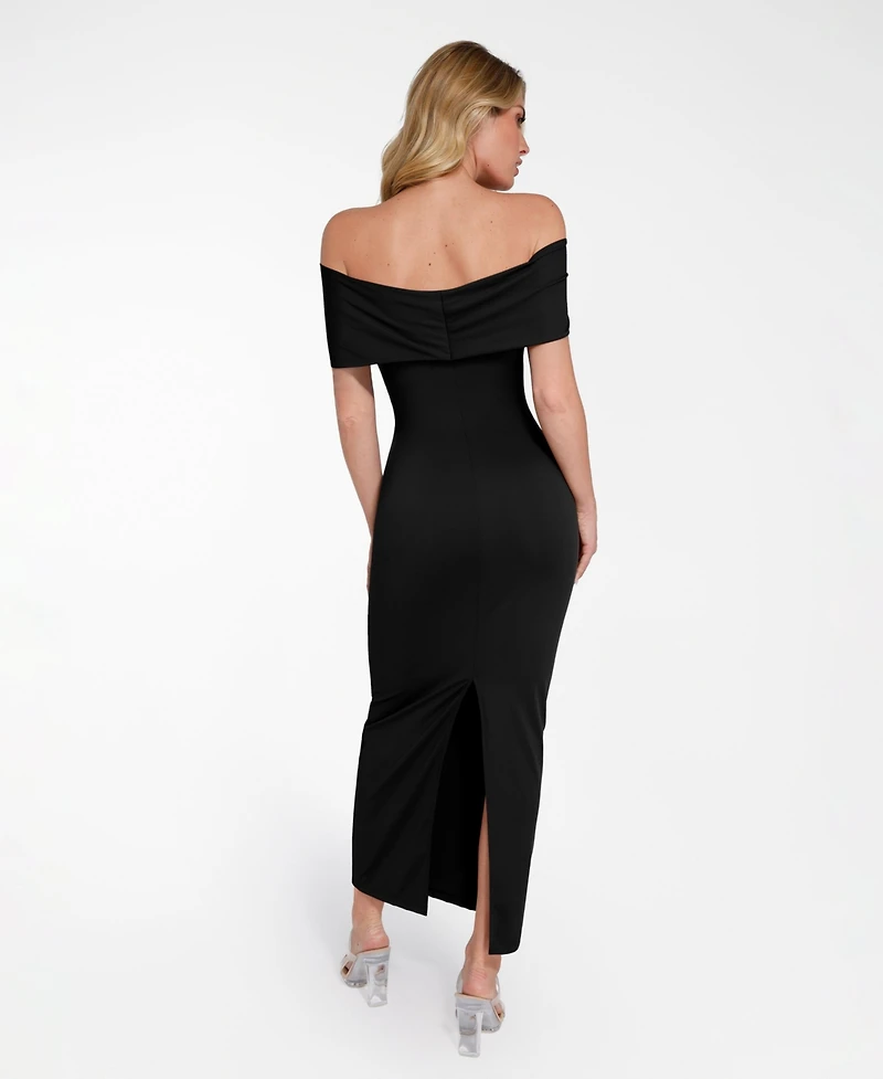 Popilush Women's Shapewear Short Sleeve Perfect Form Sheath Dress