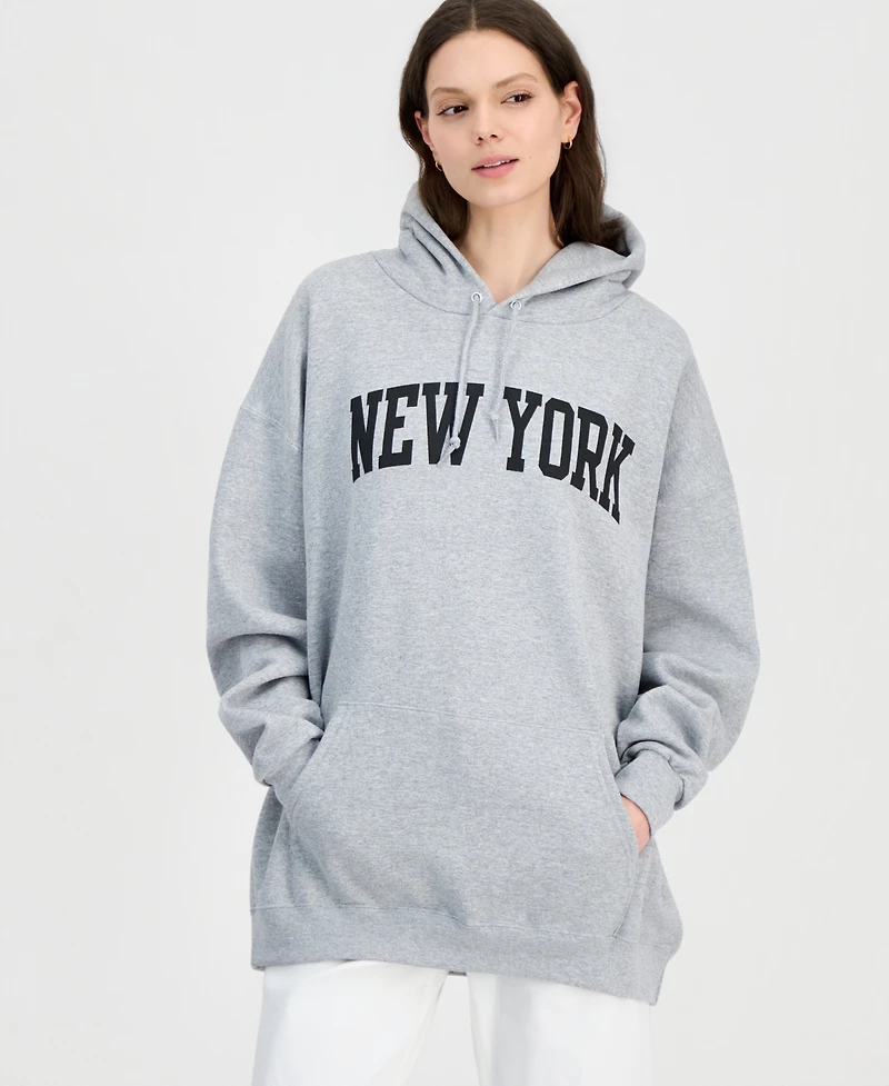 Champion Unisex Powerblend New York Graphic Pullover Hoodie, Created for Macy's
