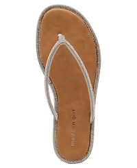 Madden Girl Women's Aaliyah Rhinestone Thong Flat Sandals