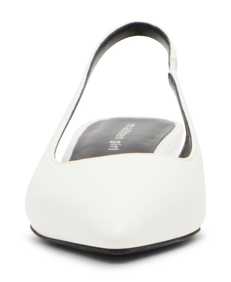 Madden Girl Women's Candy Slingback Demi-Wedge Pumps