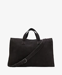 Mango Men's Leather Shoulder Strap Bag