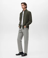 Mango Men's Classic-Fit Micro-Corduroy Shirt