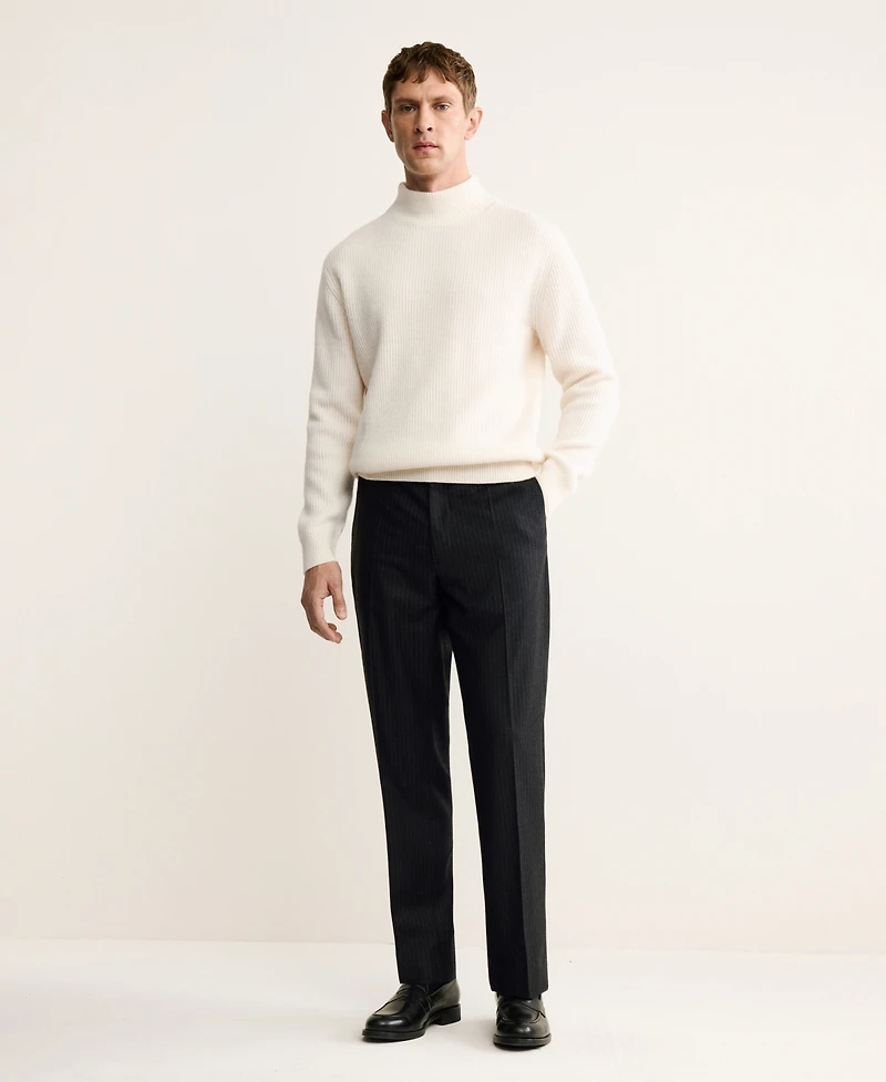 Mango Men's Wool Turtleneck Sweater