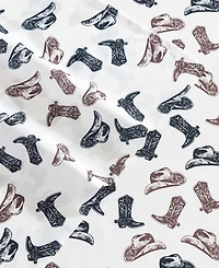 Wrangler Printed Microfiber 3-Pc. Sheet Set, Twin Xl