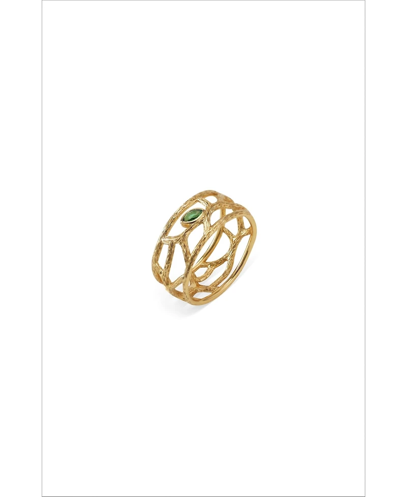 Retro Chic Verdant Whisper Ring