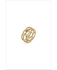 Retro Chic Verdant Whisper Ring